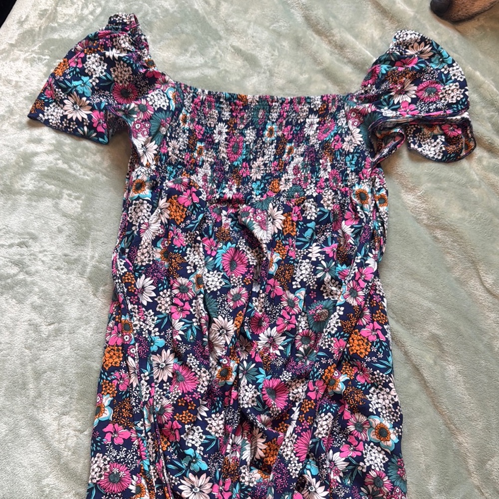 Listicle Floral Mini Dress - Multicolor